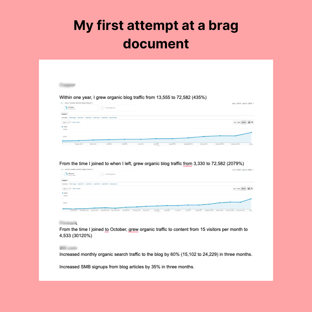 my first brag document
